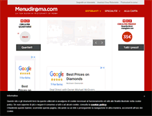 Tablet Screenshot of menudiroma.com